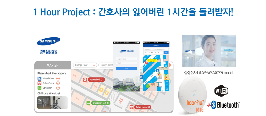 피플앤드테크놀러지 강북삼성병원 RTLS 자산관리 피플앤드테크놀러지 강북삼성병원 RTLS 자산관리